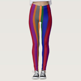 Leggings Listradas Coloridas