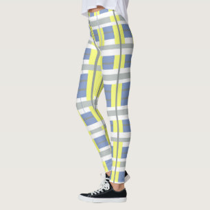 Leggings Listradas com Linhas de Cores Pastel Funk