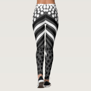 Leggings Listras Bolinhas Funk Ousadas