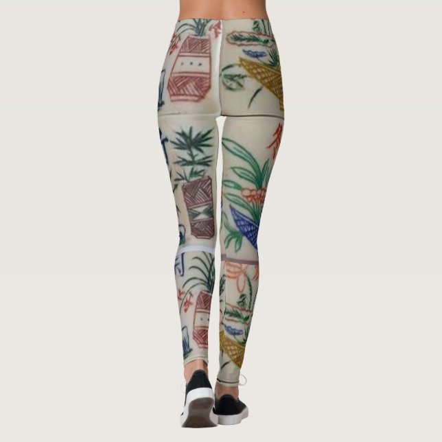 Leggings Longos Mahjongg (Verso)
