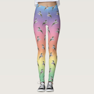 Leggings Loucura Beija-flor (Arco-íris)