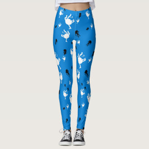 Leggings Macacos Engraçadas - Impressão Yoga de Pr
