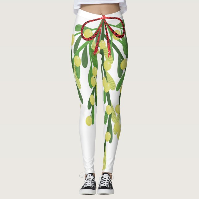 leggings maleáveis do xma vermelho (Frente)