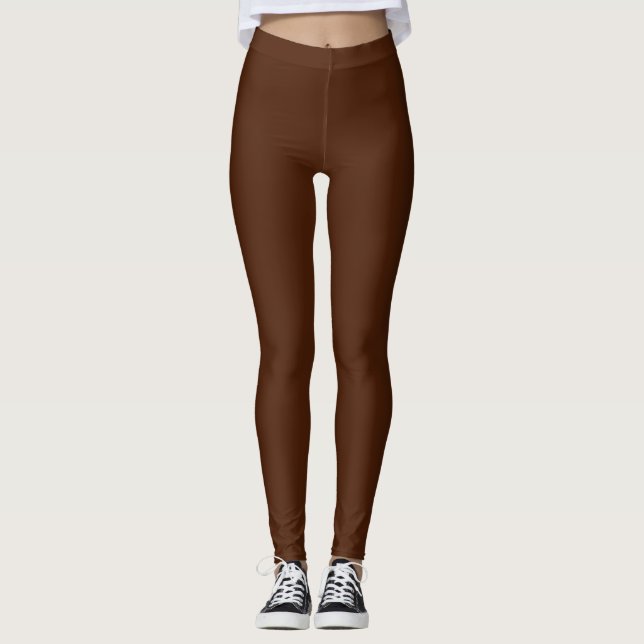 Leggings Marrom Escuro (Frente)