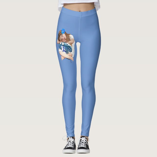 Leggings ME/CFS Fadiga Crônica Menina (Frente)
