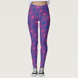 Leggings Médias do Orgulho Bissexual