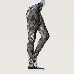 Leggings Metallic Abstract 101