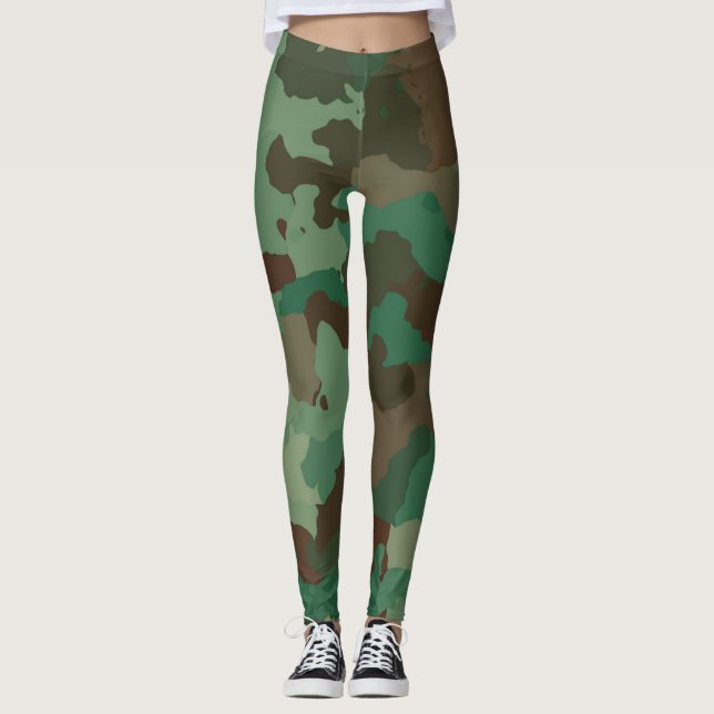 leggings militares de camuflagem (Frente)