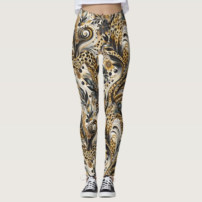 Leggings mit Leopardenmuster (Frente)