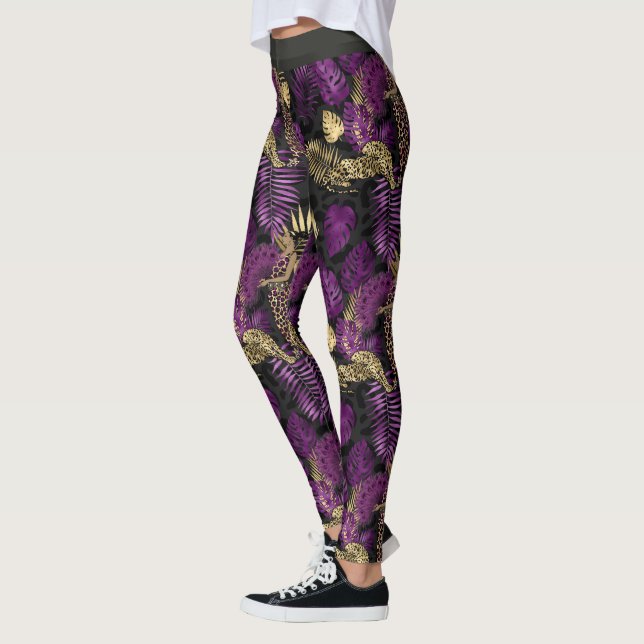 Leggings modernas de tendências e Na moda (Esquerda)