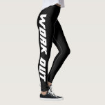 Leggings modernas de treino para ginástica desport<br><div class="desc">Leggings de textos personalizados pretos. Vestuário desportivo para mulheres e raparigas adolescentes. Miras personalizáveis com fundo de cores personalizado e tipografia moderna e elegante. Faça suas próprias calças de atleta impressas para fotos de moda, exercícios, ginástica, dança, ginástica, malhação, treinamento para trabalhar, ioga, corrida, patinagem, guinada, guinada, remada, tênis, softball,...</div>