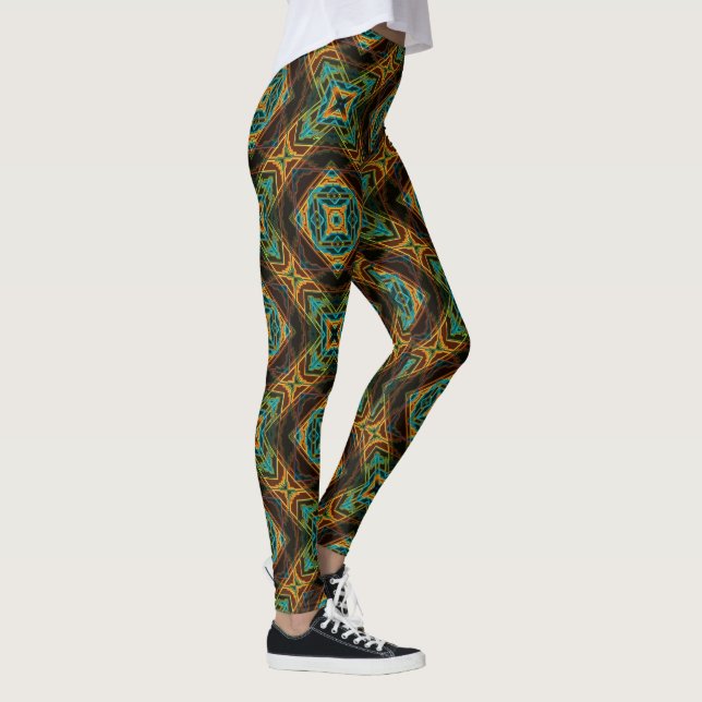 Leggings Modernas Nativas Americanas 19 (Direita)