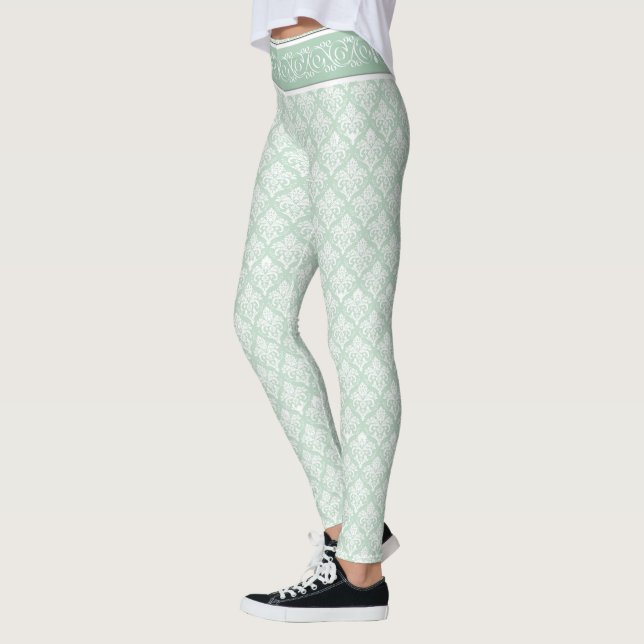 Leggings - Mole Jade Damask (Esquerda)