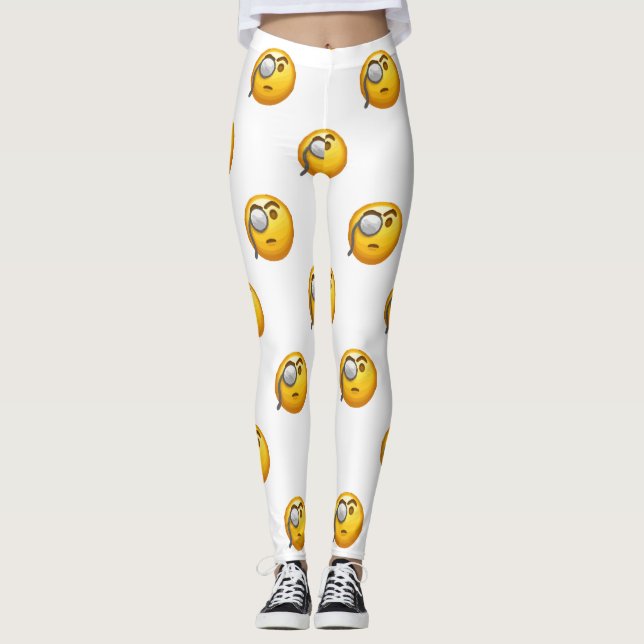 leggings monótonas emoji (Frente)