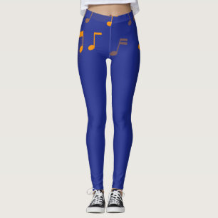 Leggings mulher atletas logotipo música e esporte