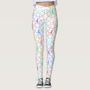 Leggings Multicolor de Dança das Terras Altas
