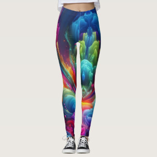 Leggings multicoloridas