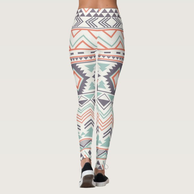 Leggings Múltiplas Pastel Aztec Pastel (Verso)