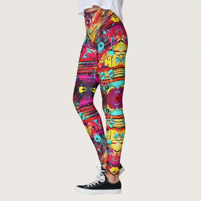 Leggings Musicais de Tempestade - Legal (Esquerda)