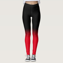 Leggings negro con lunares y fondo personalizable