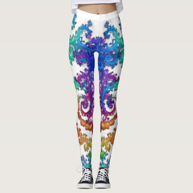 Leggings Neon Cosmos Espiral (Frente)