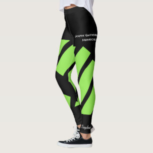 Leggings Neon Green Team/Club com Shorts falsos