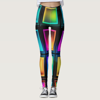 Leggings Neon Prisma Grid