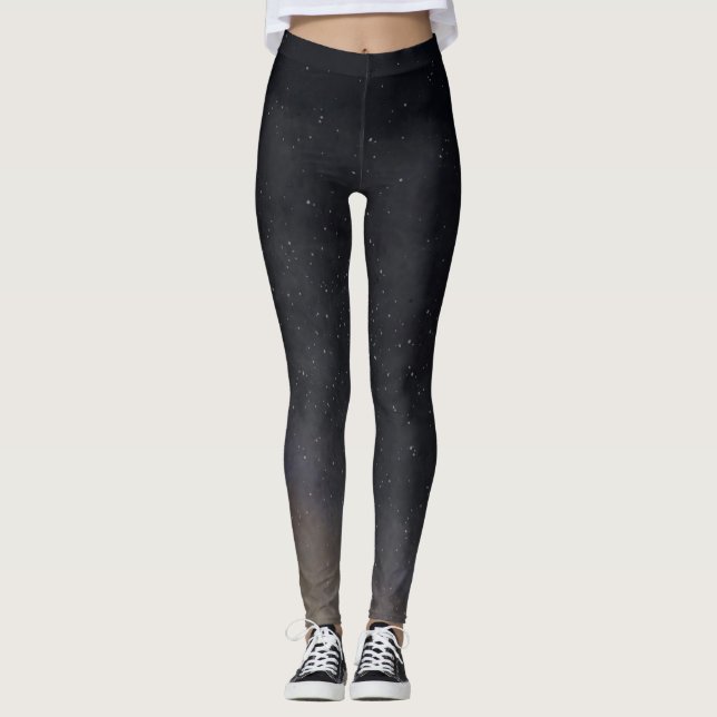 Leggings noturnas estéreis de cor branca (Frente)