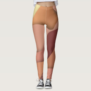 leggings oceânicas de cobre