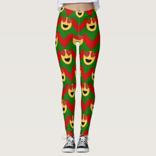 leggings oculares emoji xmas de natal