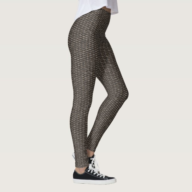 Leggings Opções de Imagem Tecelagem de Madeira 1-2 (Direita)