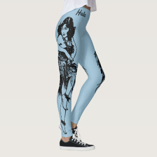 Leggings originais de redação de Hula Dancer