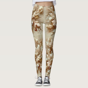 Leggings ~ OUTONO Marrom Bege ~