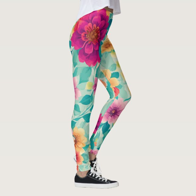 Leggings Padrão Floral (Direita)