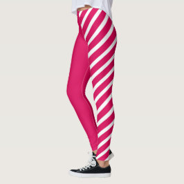 Leggings Palhaço Rosa e Branco