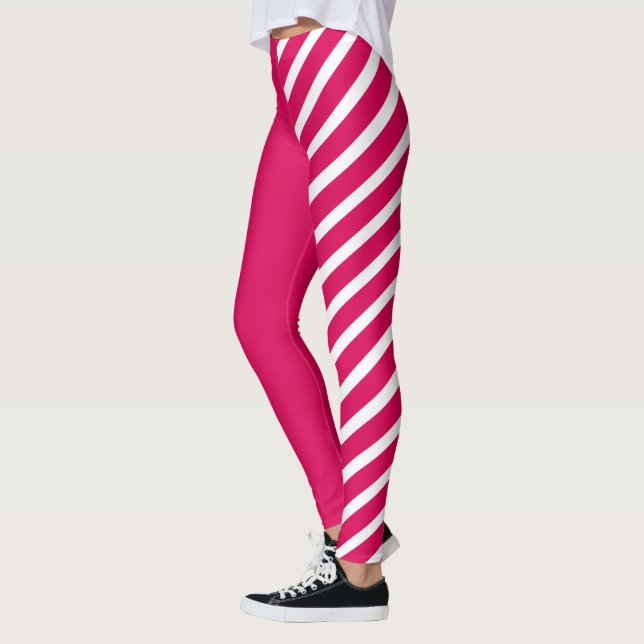 Leggings Palhaço Rosa e Branco (Esquerda)