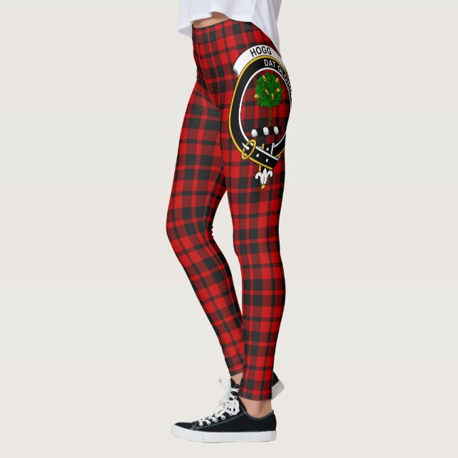 Leggings para Mulheres com o Tartan do Brasão do C (Esquerda)