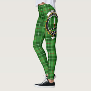 Leggings para Mulheres com Tartan do Brasão do Clã