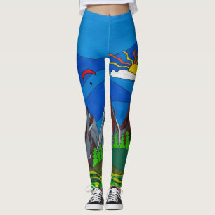 Leggings para parapente de montanha