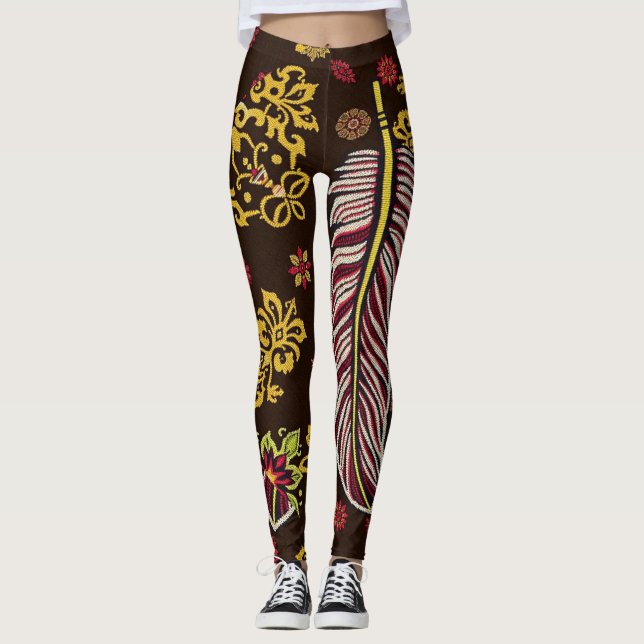 Leggings para personalidade ousada. (Frente)