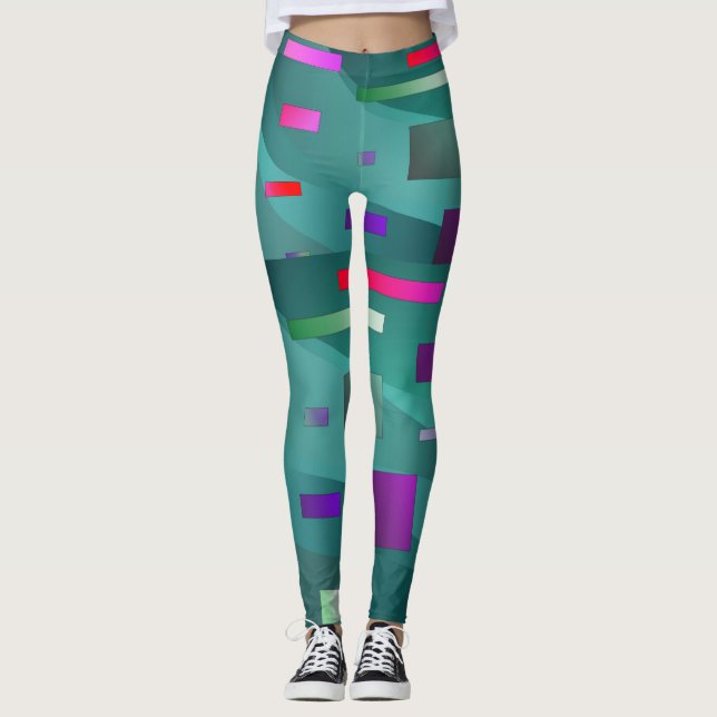 Leggings para uma garota, mulheres (Frente)