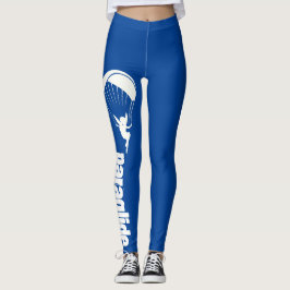 Leggings paragliadas azuis