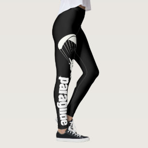 Leggings paragliadas pretas