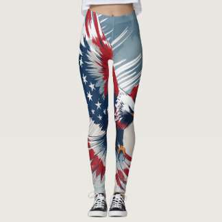 Leggings Patriotic Eagle USA