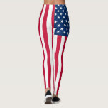 Leggings - Patriótico<br><div class="desc">EUA - Estados Unidos da América - Sinalizador - Patriótico - Dia da Independência - 4 de julho - Personalizável - Escolha / Adicione seu Texto / Cor / Imagem Única - Faça seu presente especial - Redimensione e mova ou remova e adicione elementos / imagem com a ferramenta de...</div>