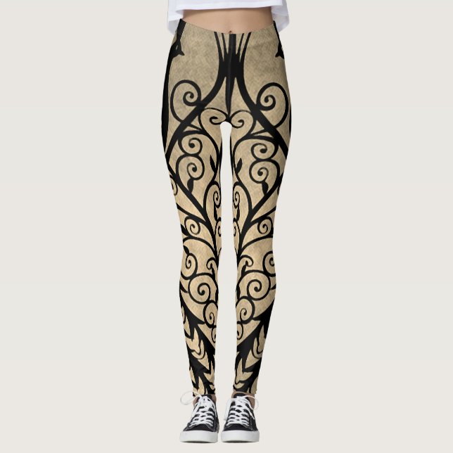 Leggings Peacock Vintage (Frente)
