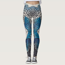 Leggings Peixe Azul