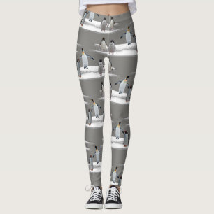 Leggings Penguin Iceberg Party (Cinza)
