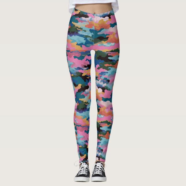 Leggings Personalizadas com Impressão Total (Frente)