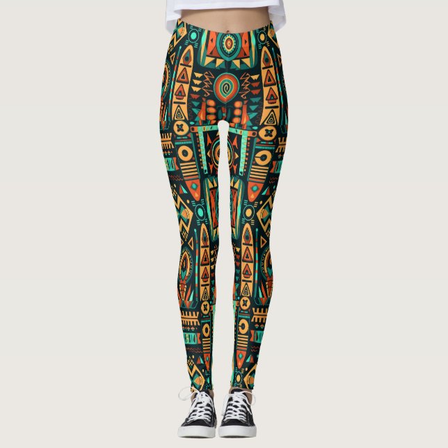 Leggings Personalizadas com Impressão Total (Frente)